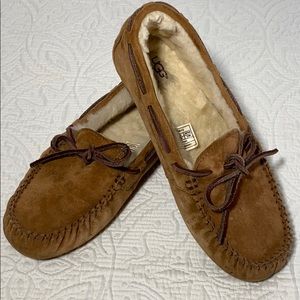 UGG Australia Dakota Chestnut Moccasin Slippers